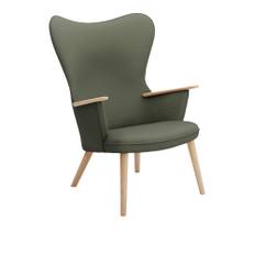 Carl Hansen - CH78 Mama Bear Fjord 961 - Lænestole - Hans J. Wegner - Træ/Tekstilmateriale/Skum