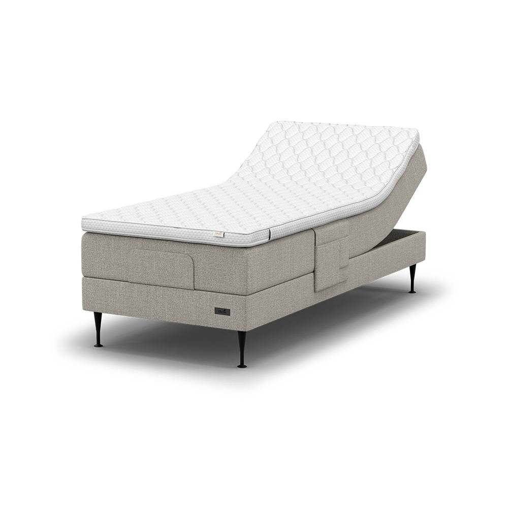 Ekens Essens Ställbar Säng 105x200 Struktur Lav (105x200)
