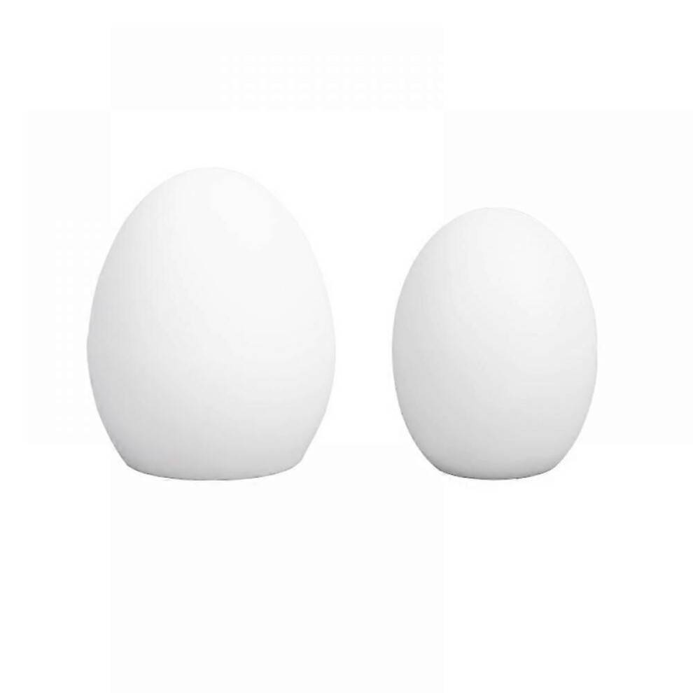 Äggformad nattlampa Påskfjärrkontroll version 16 lampor 4 färgväxlande läge (75 * 90 mm Silic