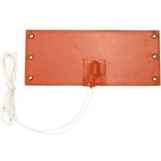 Universal värmedyna i silikon ca 10 x 23.5cm 12v 100w matta flexibel snabb värmeöverföring stabilt byggda elektriska värmedynor
