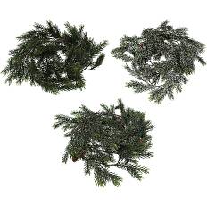 Jul kunstig gran guirlande 180 cm - flere varianter - assorteret