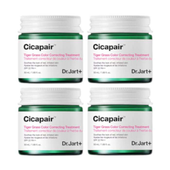 Dr. Jart+ - Cicapair Tiger Grass Color Correcting Treatment SPF22 PA++ (renewal version) - 50ml - (4ea) Set - black
