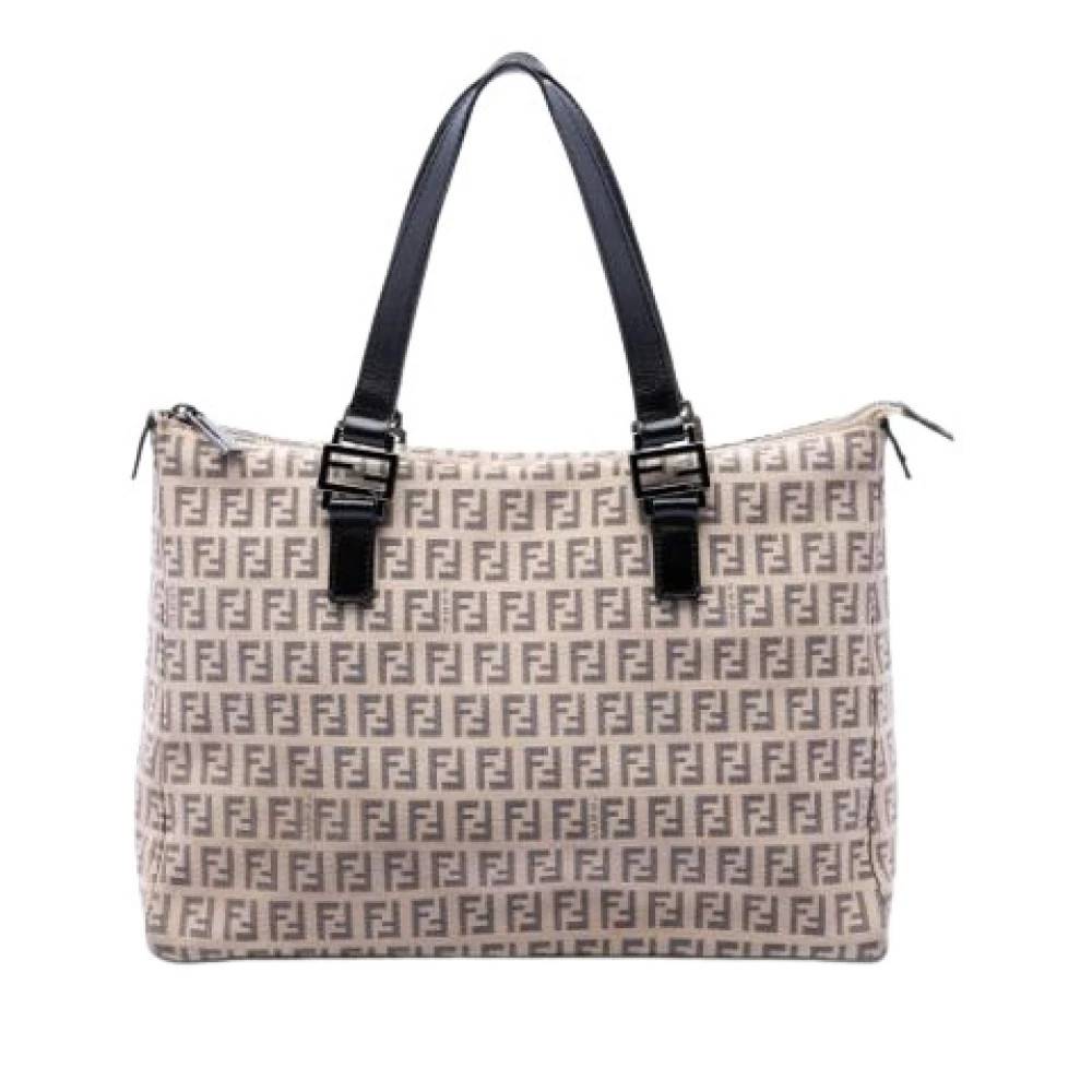Fendi Vintage - Pre-owned Vintage Canvas Tote Vintage - Dam - ONE Size - Läder