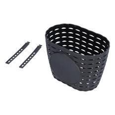 Children Bike Basket Thickened Plastic Wear Resistant and Durable Children s Bicycle Stroller svart