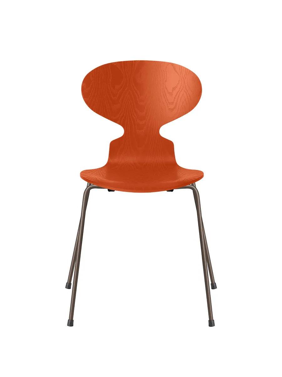3101 Myren Stol i farvet ask af Arne Jacobsen Paradise Orange / Brown Bronze - Jacobsen Plus