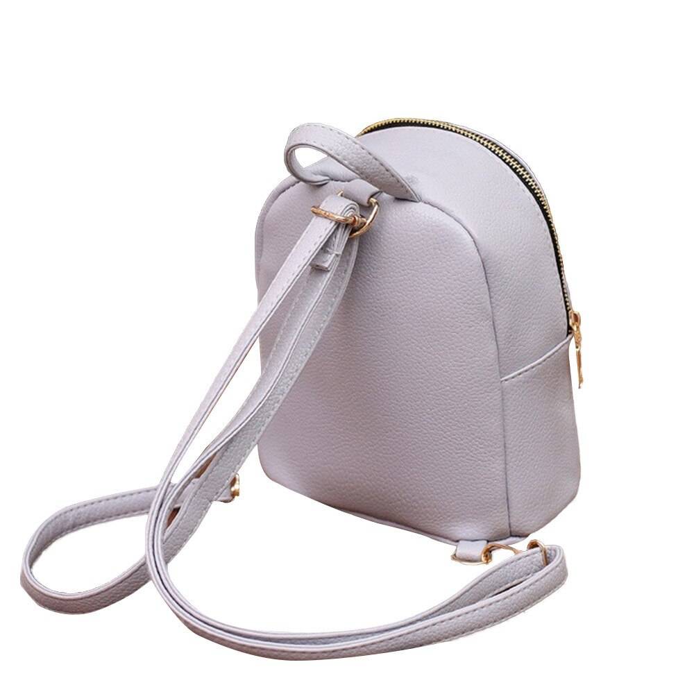Dam axlar liten ryggsäck brevväska telefonväska kvinnlig skolväska resväska bagpack mochila 4.512#25 - Rosa