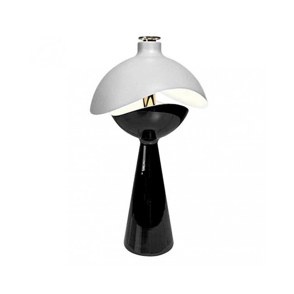 (Black) Retro Farmhouse Table Lamp - Vintage Living Room Bedroom Nightstand Lamp, Ideal for Balcony Restaurant Decor