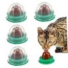 BESPORTBLE 5 St Kattgodis Slicka Rolig Kattmynta Boll Kattsnacks Katt Godis Slickbara Godis Vägg Kattmynta Socker Kattmynta Klubba Husdjurssnack Husdjur Katt Kattmynta Slickande Boll