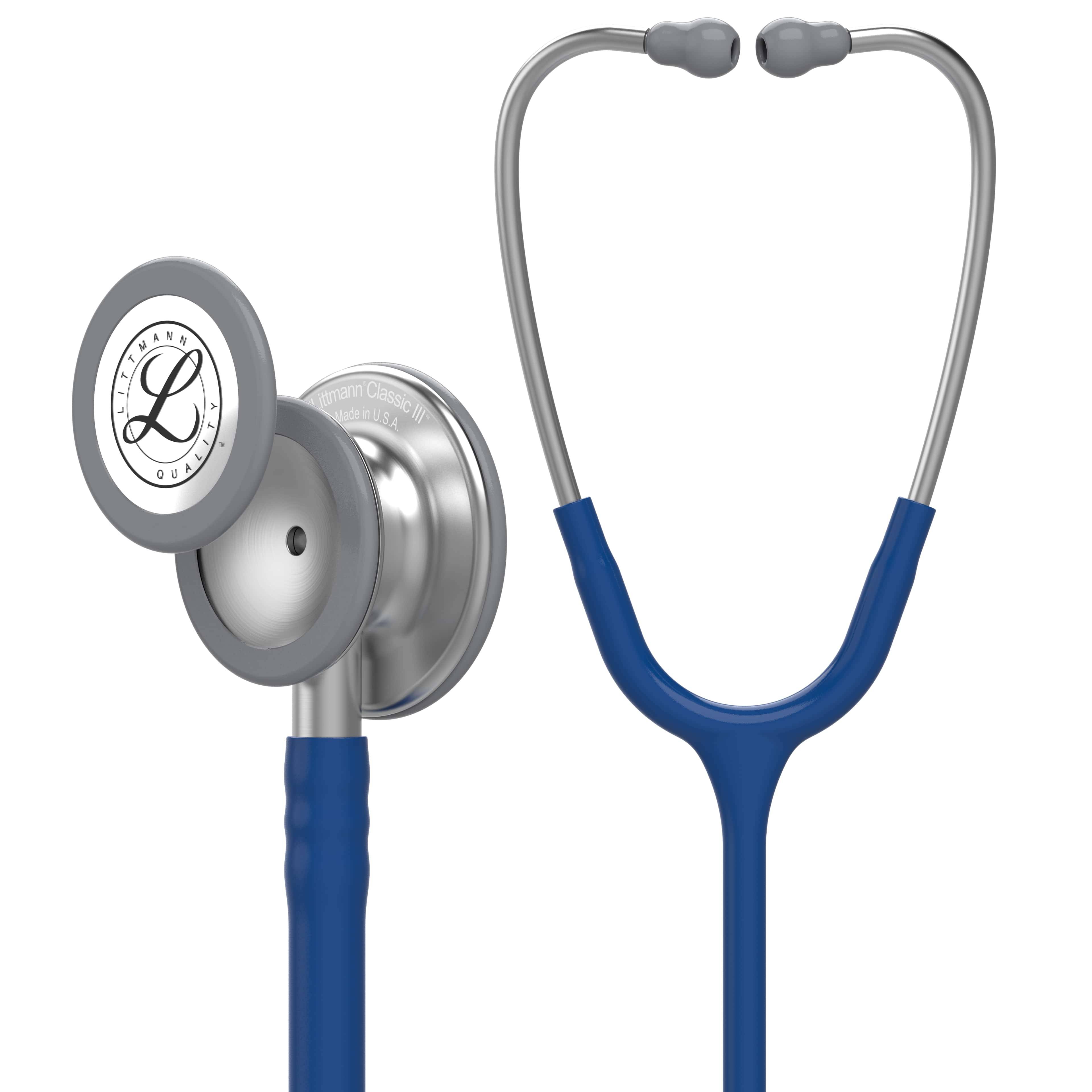 Littmann classic III stetoskop marineblå | med mat klokke og bøjler