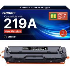 HP 219A (W2190A) sort toner med chip, kompatibel – kompatibelt tilbehør