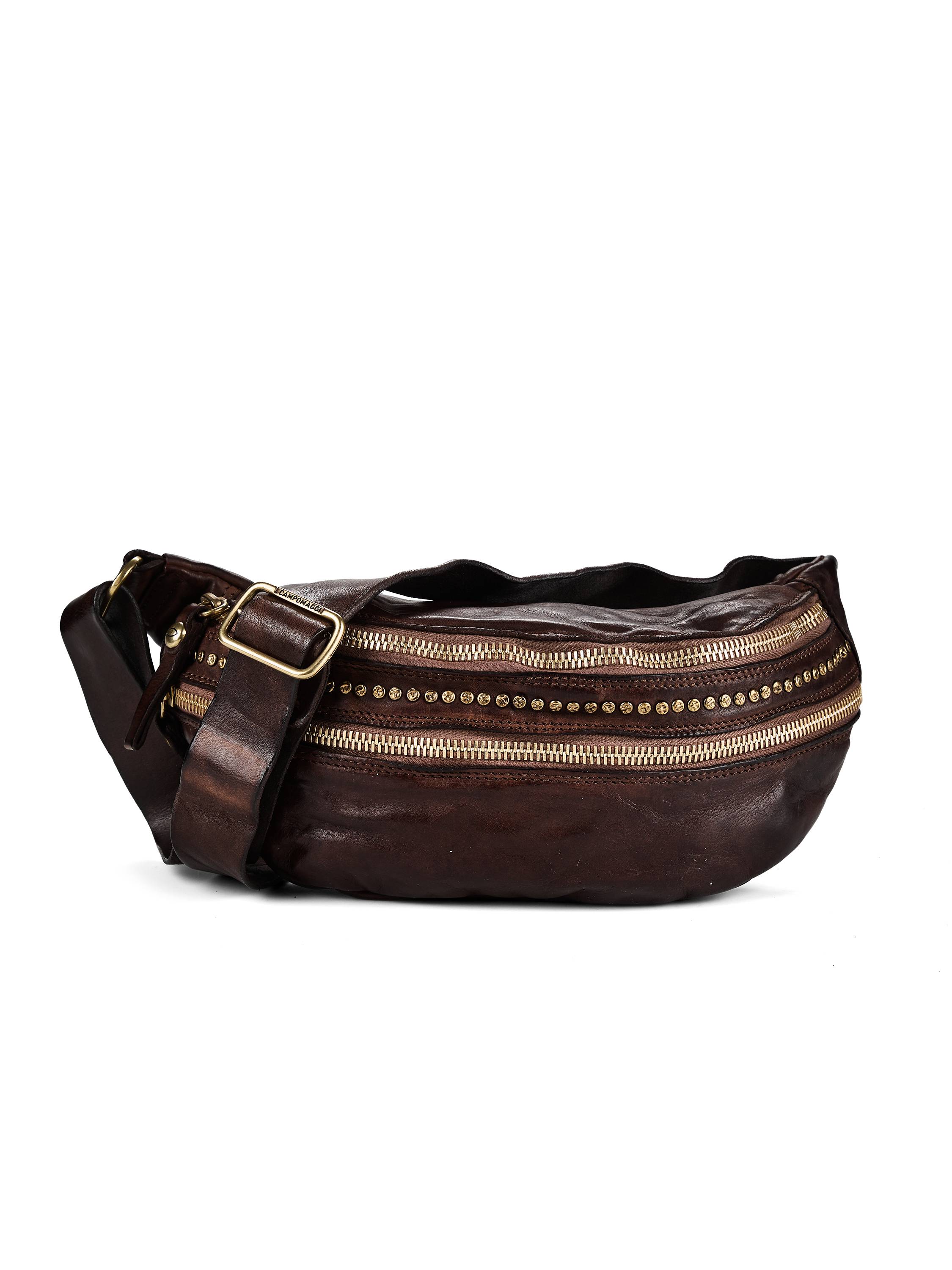 Campomaggi Micaela Crossbody taske Læder 29 cm  Brun