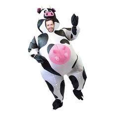 Oppustelig Ko med Yver Kostume - One size