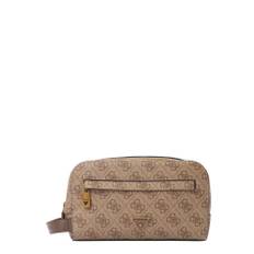 GUESS Necessär 'MILANO' beige / mörkbeige