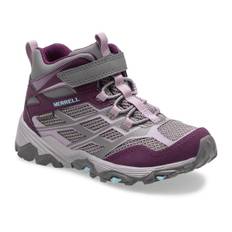 Kids Moab FST Mid A/C WP - Charcoal/Nirvana - Grå / 28,5