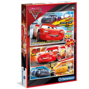 Puslespil. 2x60 brikker. Disney Cars 3. Special Collection. Fra Clementoni.