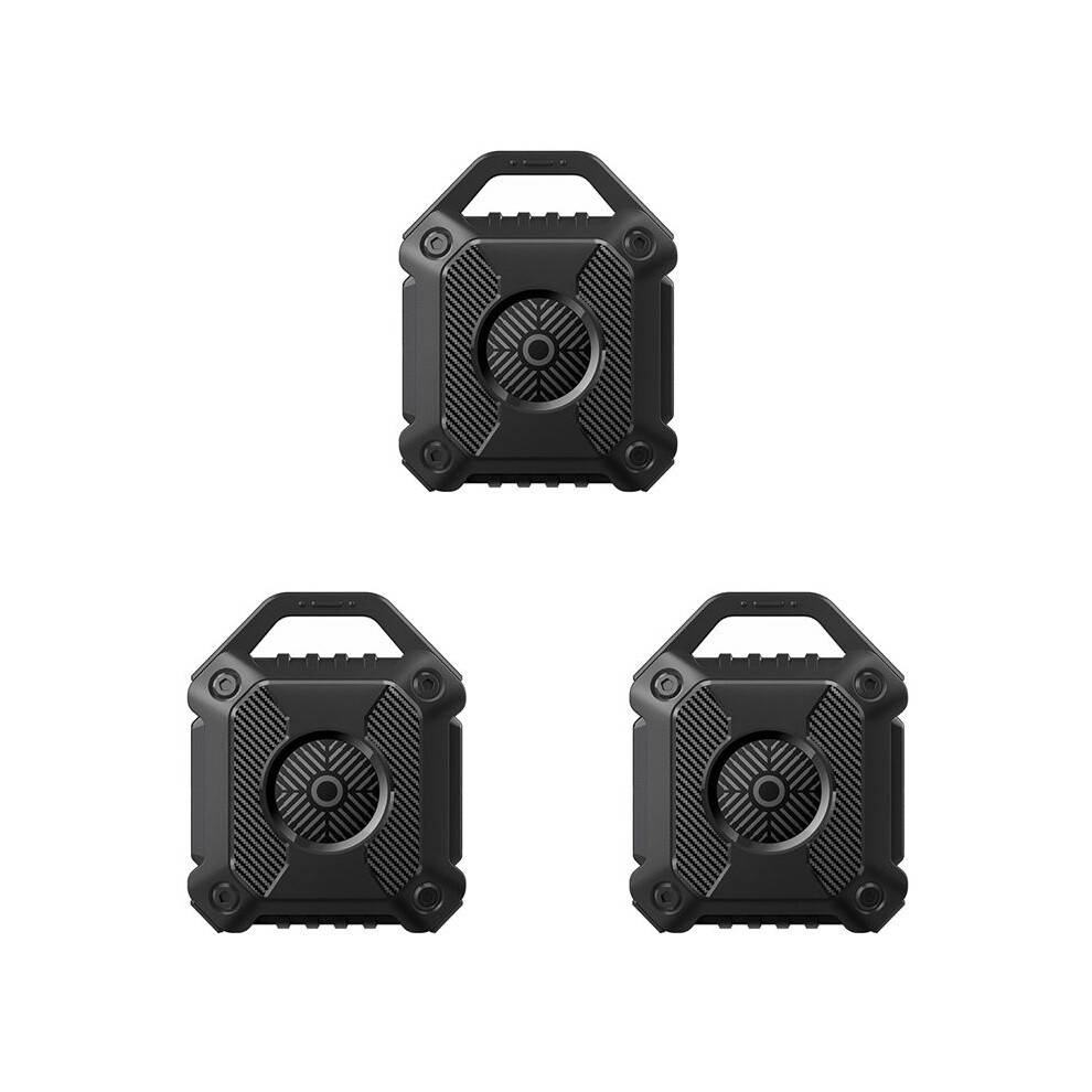 3X for AirTag Locator Soft Silicone Protective Cover Waterproof Anti-Lost Anti-Scratch Case with Keychain Accessories