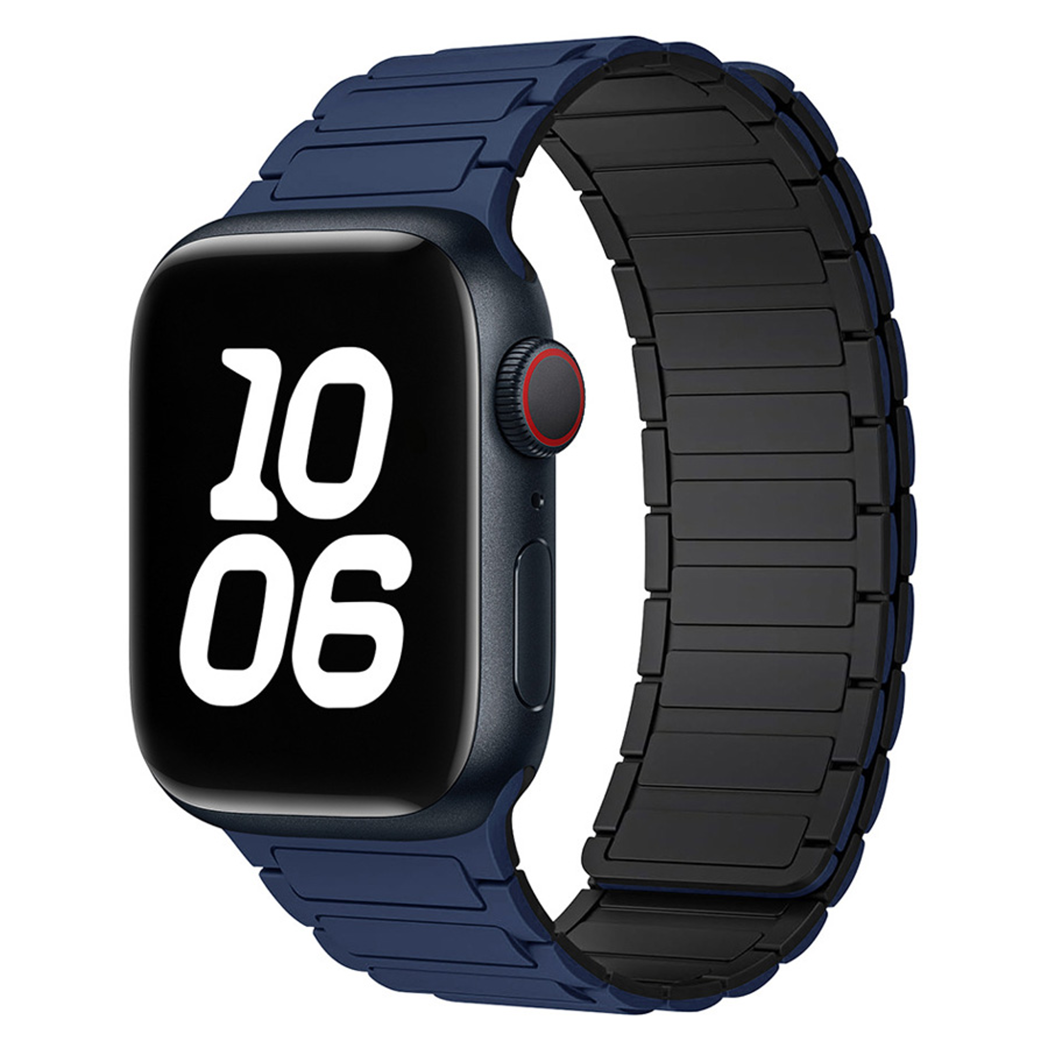 Lippa Magnetisk Silikone Rem til Apple Watch 38-42mm, Navy