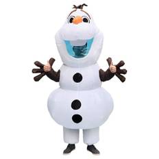 Longteng Olaf Kostume Voksen Oppustelig Kostume Herre Maskeraddrægt Halloween Oppustelig Dragt Cosplay Fest