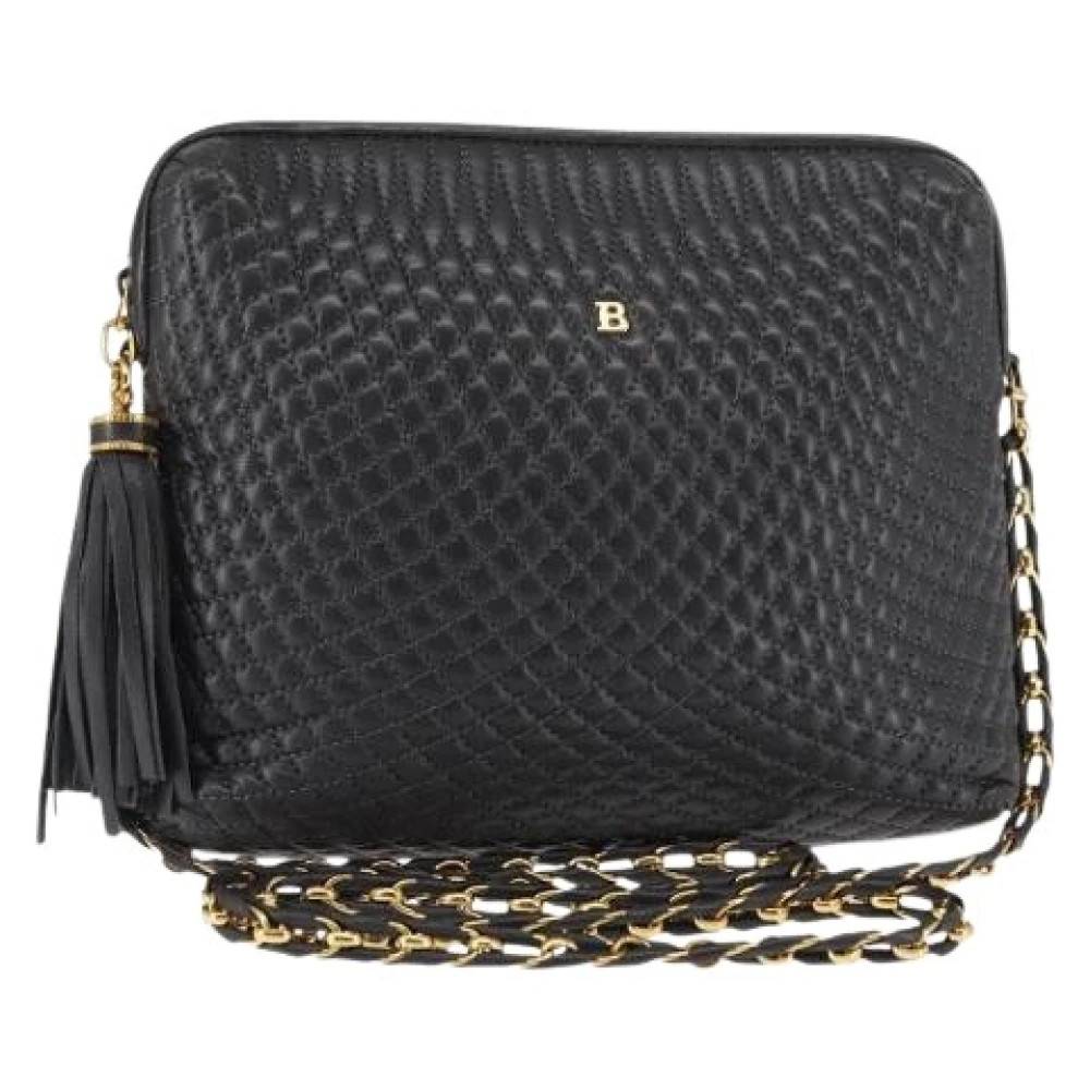 Bally Pre-owned Pre-owned Læder Cross Body Taske - Vintage - Dame - Sort - ONE SIZE - Læder
