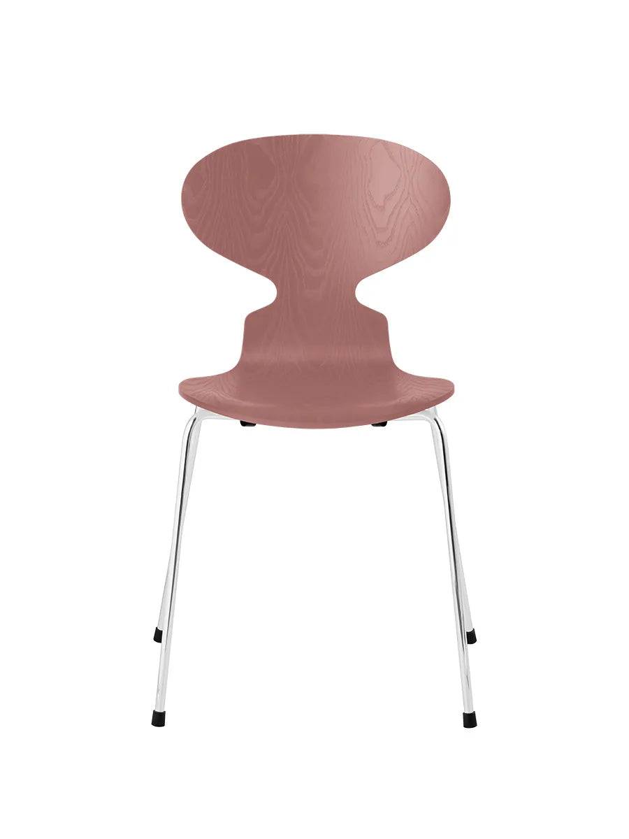 3101 Myren Stol i farvet ask af Arne Jacobsen Wild Rose / Krom - Jacobsen Plus