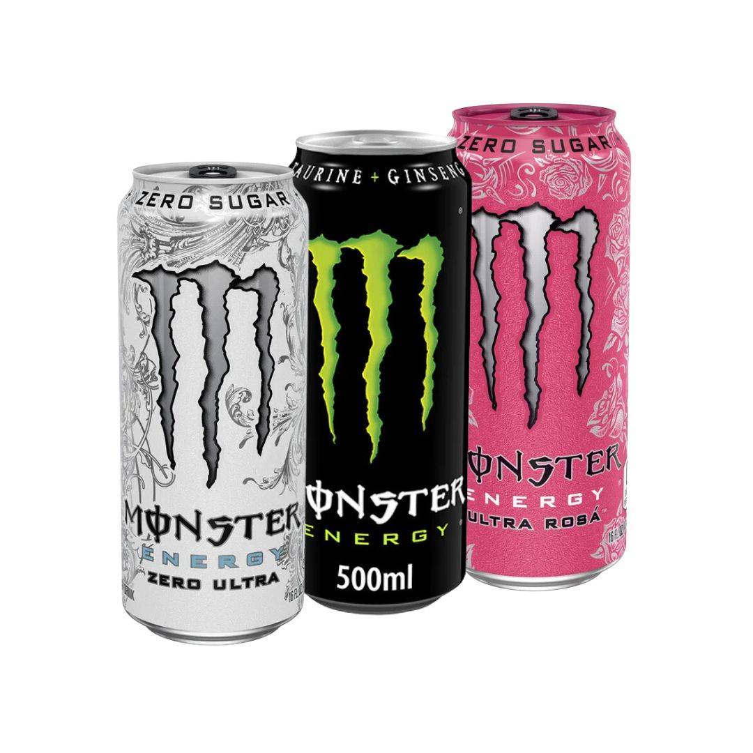 3 x Monster, 500 ml