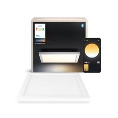 Philips Hue Aurelle – Panel SQ S Hvid Loftlampe – White Ambiance - Fri fragt og klar til levering - Prismatch