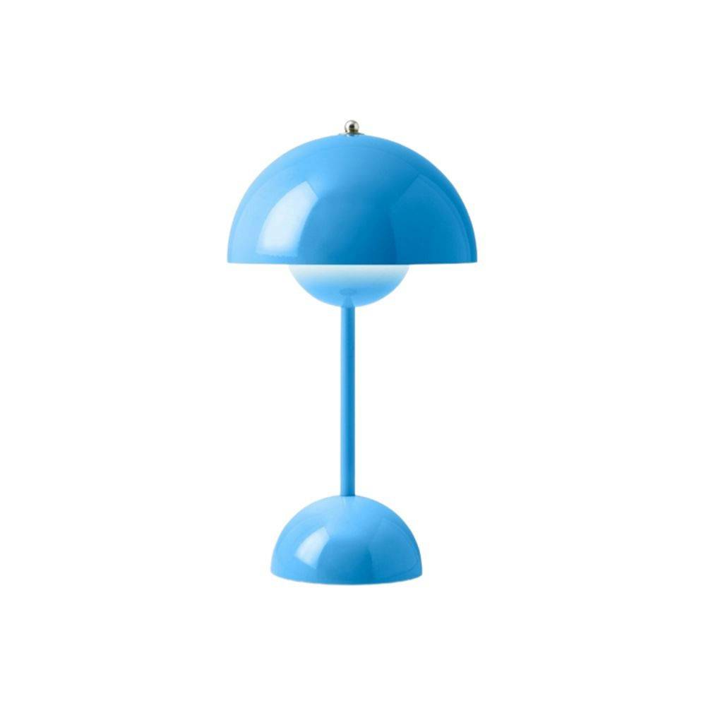 Andtradition Flowerpot VP9 Portable Bordslampa Swim Blue