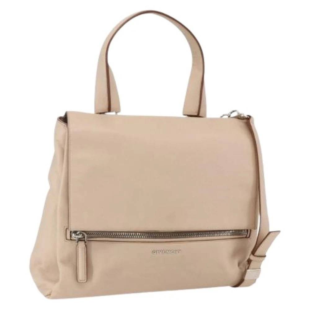 Givenchy Pre-owned Pre-owned Håndtaske - Vintage - Dame - Beige - ONE SIZE - Læder