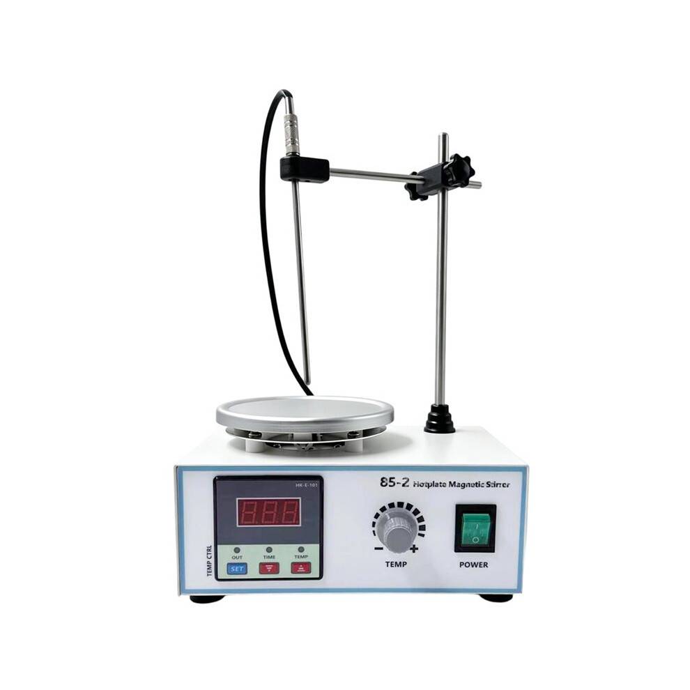 Magnetic Stirrer with Hot Plate Digital Display Heating Mixer,300-2600RPM Timing Lab Liquid Stirrer EU Plug