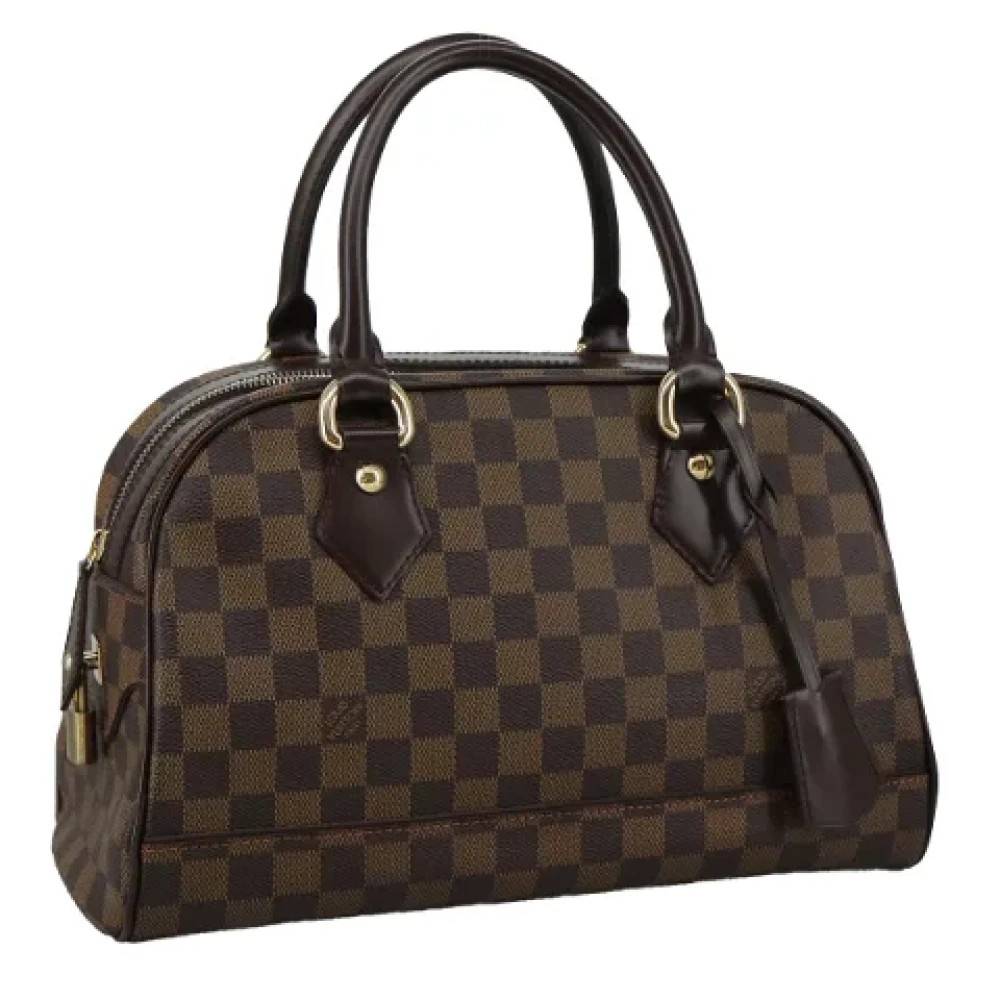 Louis Vuitton Vintage Pre-owned Canvas Håndtaske - Vintage - Dame - Brun - ONE SIZE -