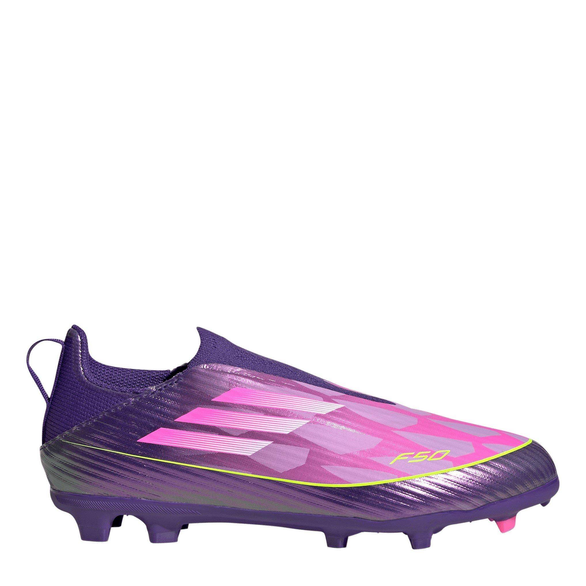 Adidas F50 Childrens League Laceless Multi-Ground Boots
