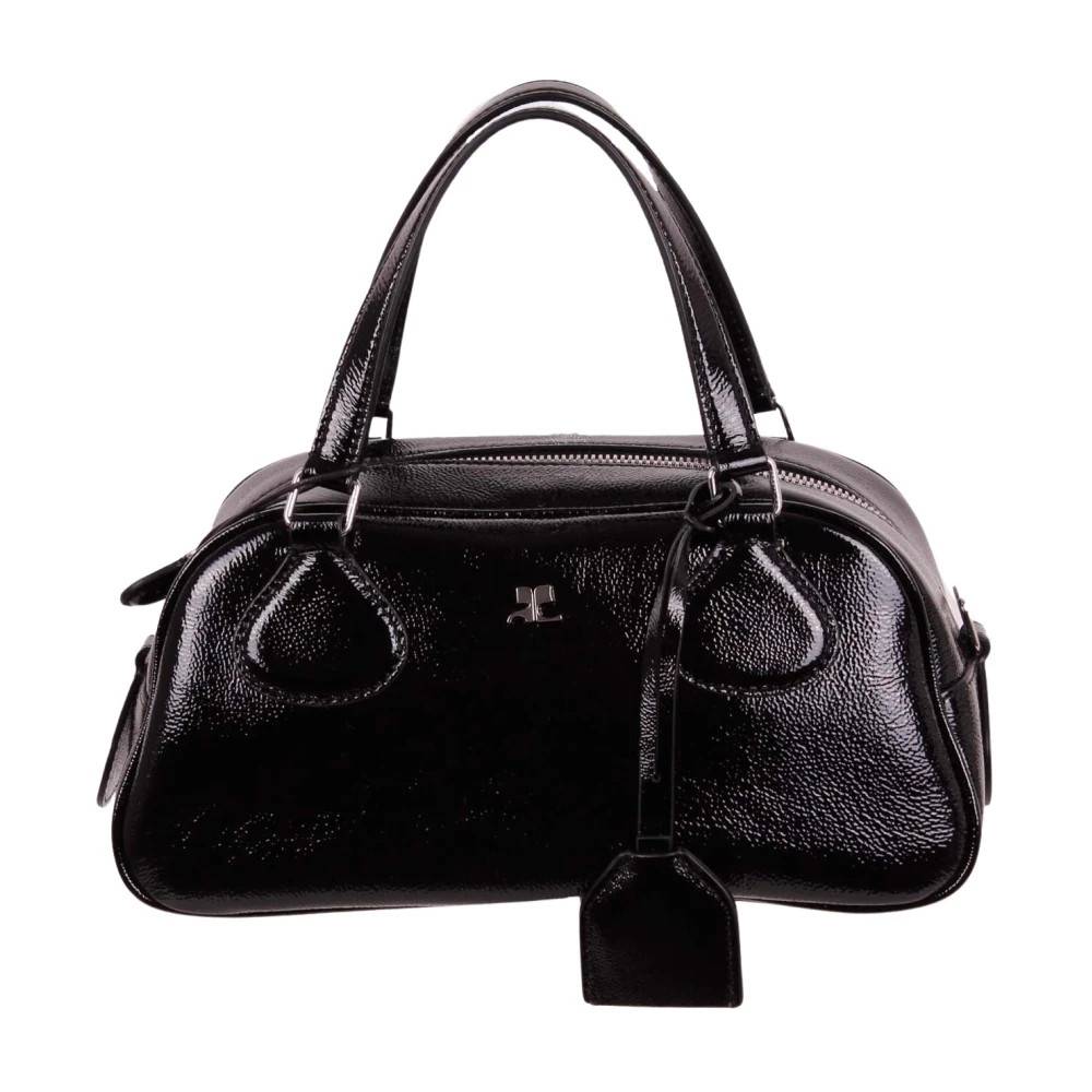 Courrèges - Naplack Calfskin Bowling Bag Väskor - Dam - ONE Size - Läder
