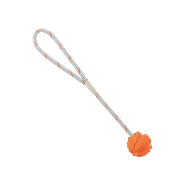 Hundleksak boll på rep S