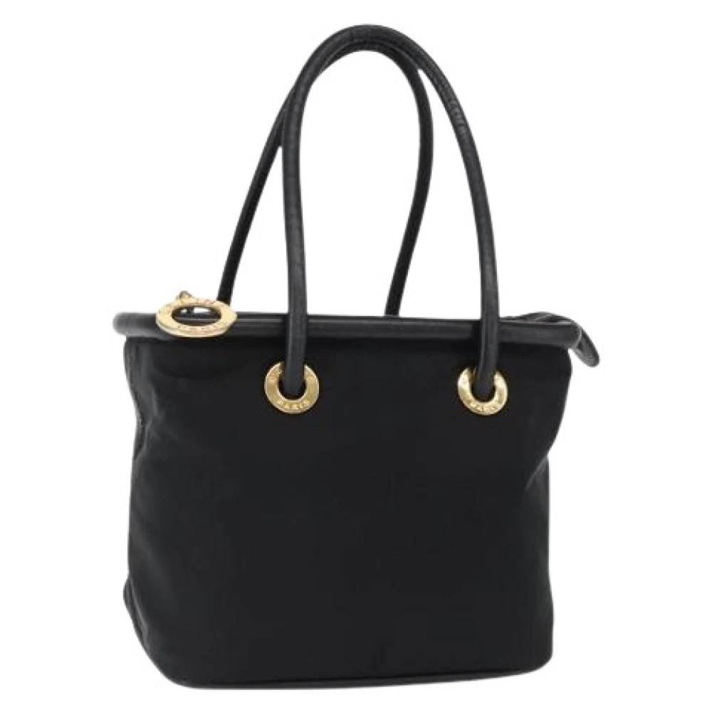 Celine Vintage Pre-owned Nylon Håndtaske - Vintage - Dame - Sort - ONE SIZE - Nylon