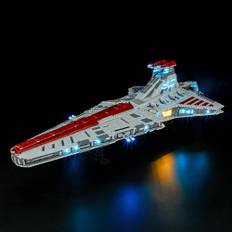 BRIKSMAX 75367 Led Licht für Lego Republikanischer Angriffskreuzer der Venator-Klasse - Compatible with Lego Star Wars Bausteinen Modell - Ohne Lego Set