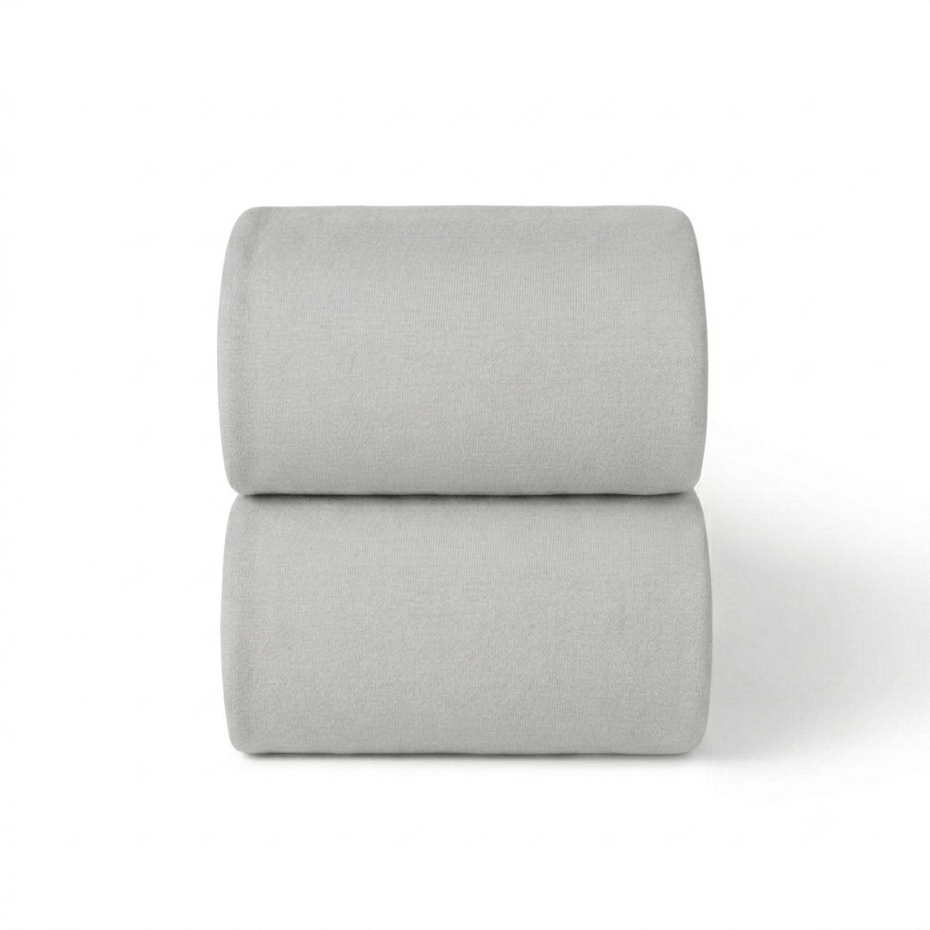 Cot & Cot Bed 2 Pack Fitted Sheet – Grey - Default Title