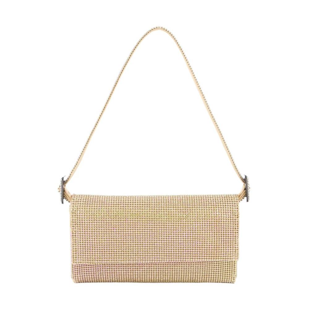 Benedetta Bruzziches Guld Krystal Mode Taske - Tasker - Dame - Gul - ONE SIZE - Uld