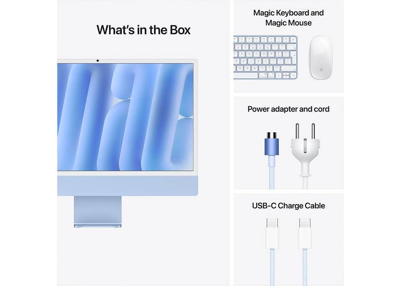 24-tums iMac med Retina 4,5K-skärm M4 8-core CPU/8-core GPU