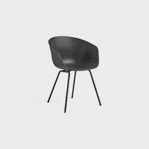 Hay - Stol AAC26 - Soft sort med sorte ben - about a chair AAC 26
