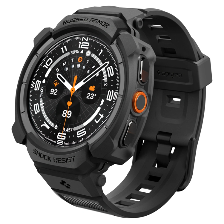 Spigen Galaxy Watch Ultra 2 2026 (47mm) Armband Armor Pro - Svart