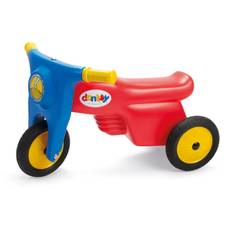 Dantoy rød motorcykel med gummihjul