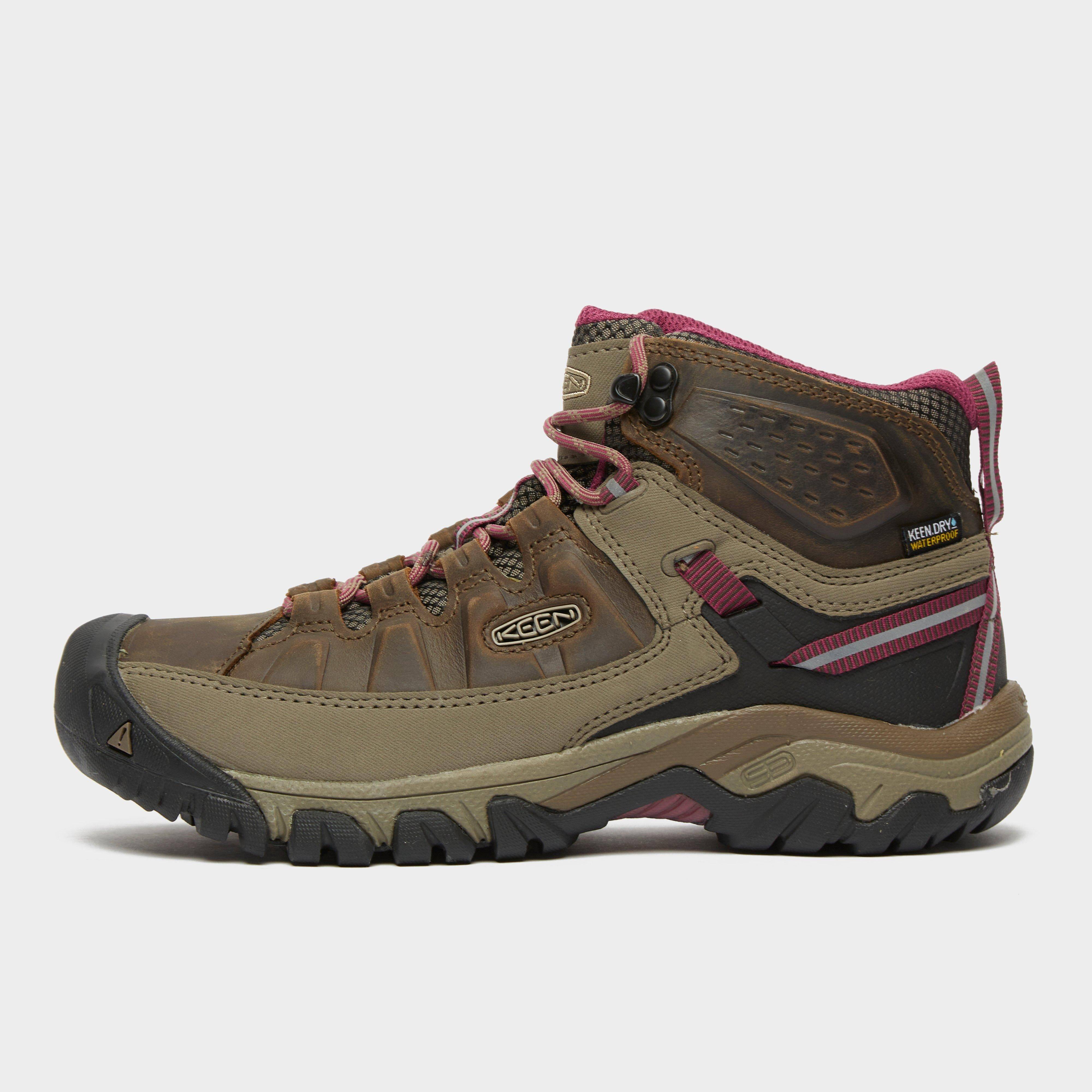 Keen Women's' Targhee Mid III Waterproof Hiking Boots, Brown - 8