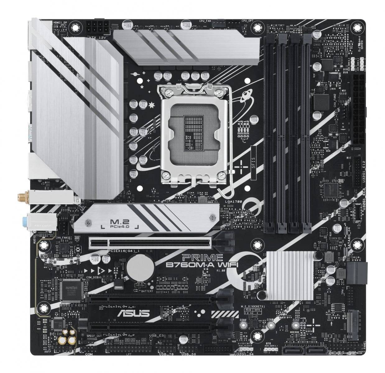 ASUS PRIME B760M-A WIFI moderkort Intel B760 LGA PRIME B760M-A WIFI