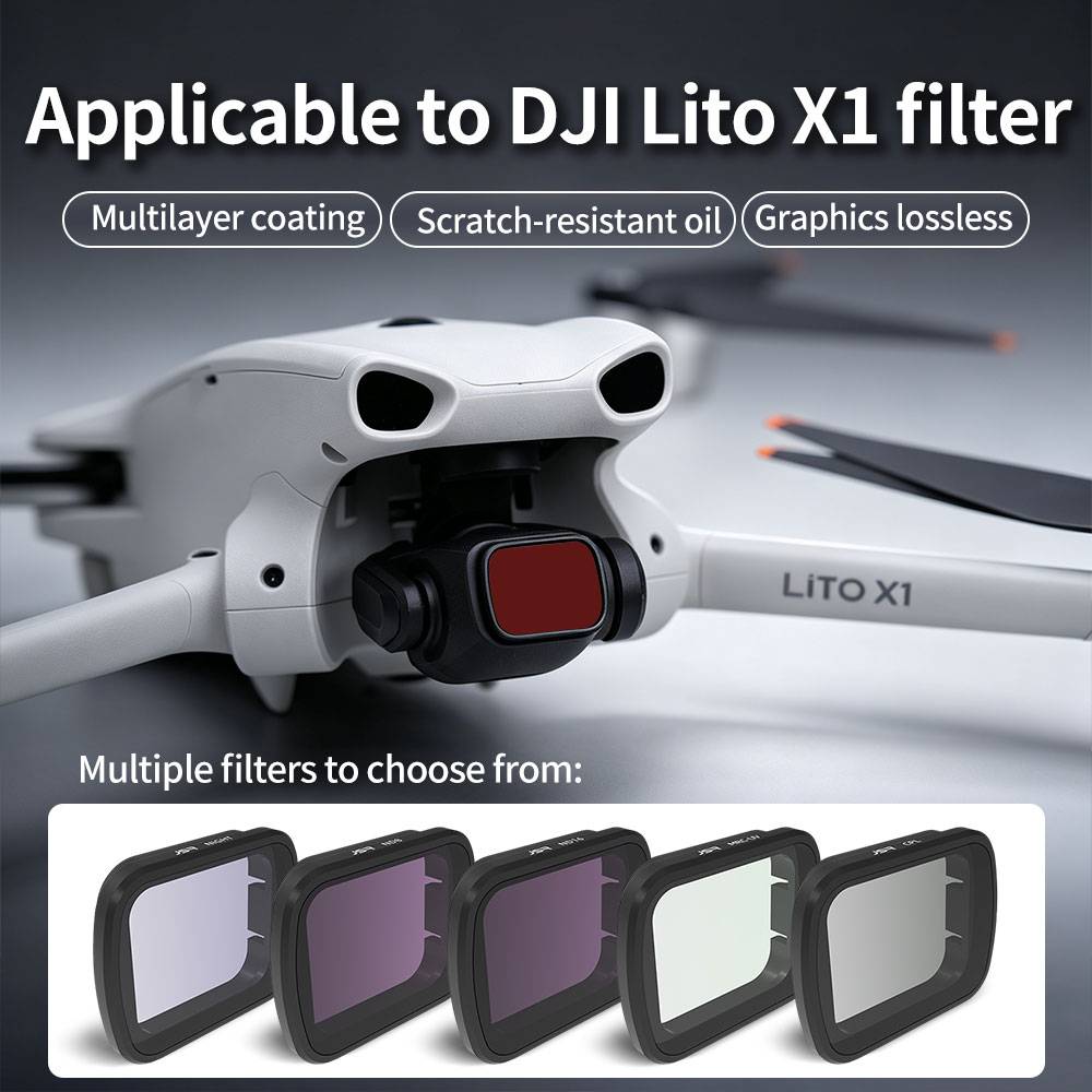 Camera Lens Filter For DJI Lito X1 Flip UV CPL ND8 ND16 ND32 ND64 Wide Angle Fliter Kit For DJI Flip Drone Accessories