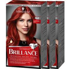 Schwarzkopf Brillance 842 Cashmere Red 3-pack