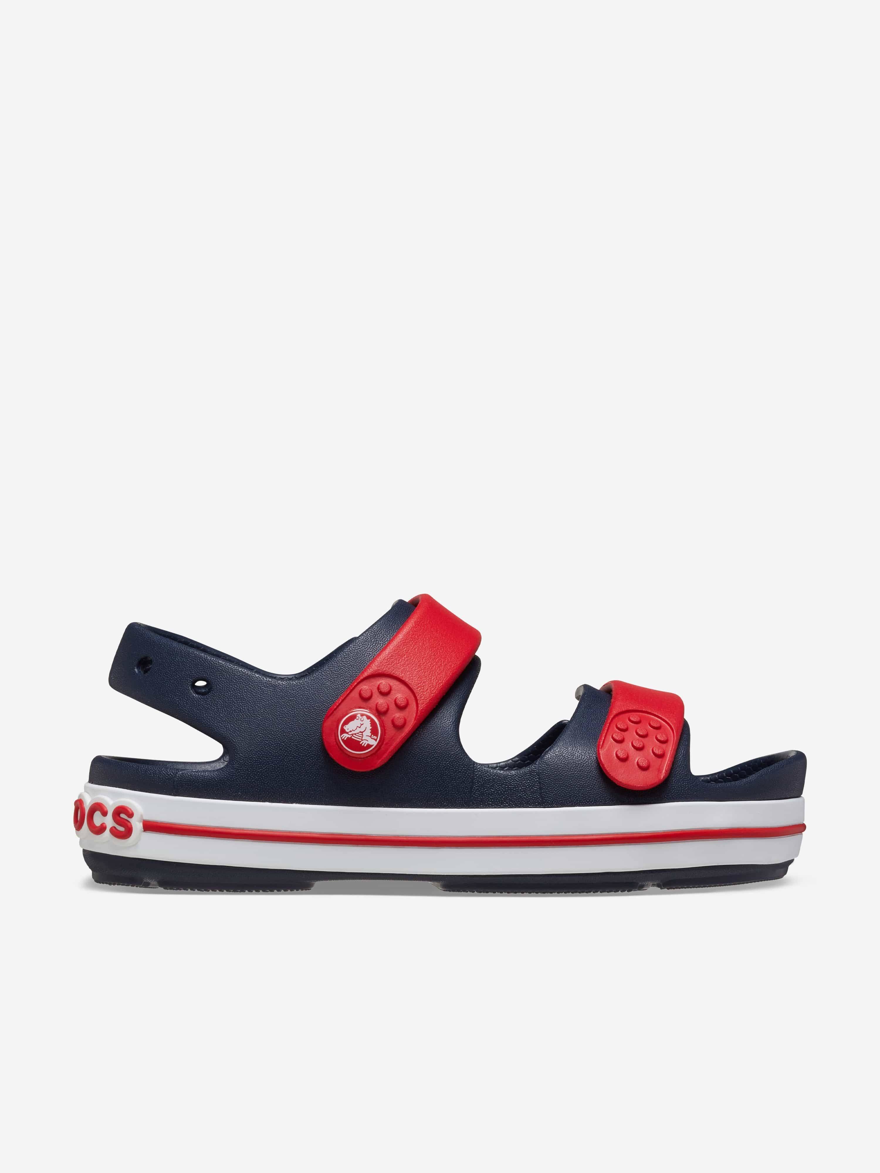 Crocs Kids Crocband Cruiser Sandal in Navy - Blue / EU 27 - 28 UK 10 US 10 (EU 27 - 28 UK 10 US 10)