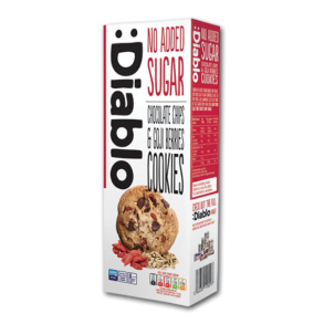 Diablo Chocolate Chip Cookies med Gojibær<br />Ikke tilsat sukker