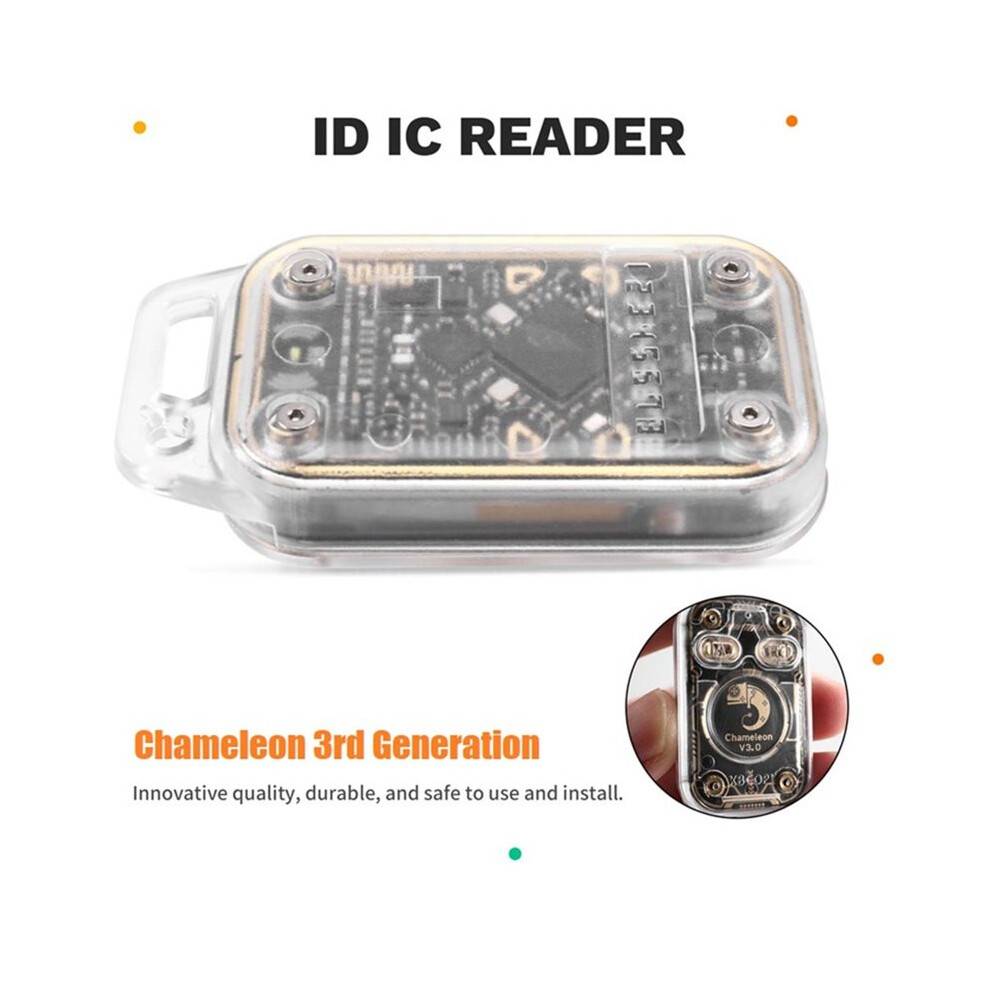 Chameleon V3.0 RFID Chip Reader ID IC Tag Copyer NFC Reader Writer Card Emulator+3XUID/CUID Keychain