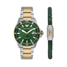 Watch WORLD EXPLORER AR80063SET Silver Gold [Emporio Armani] Men's &