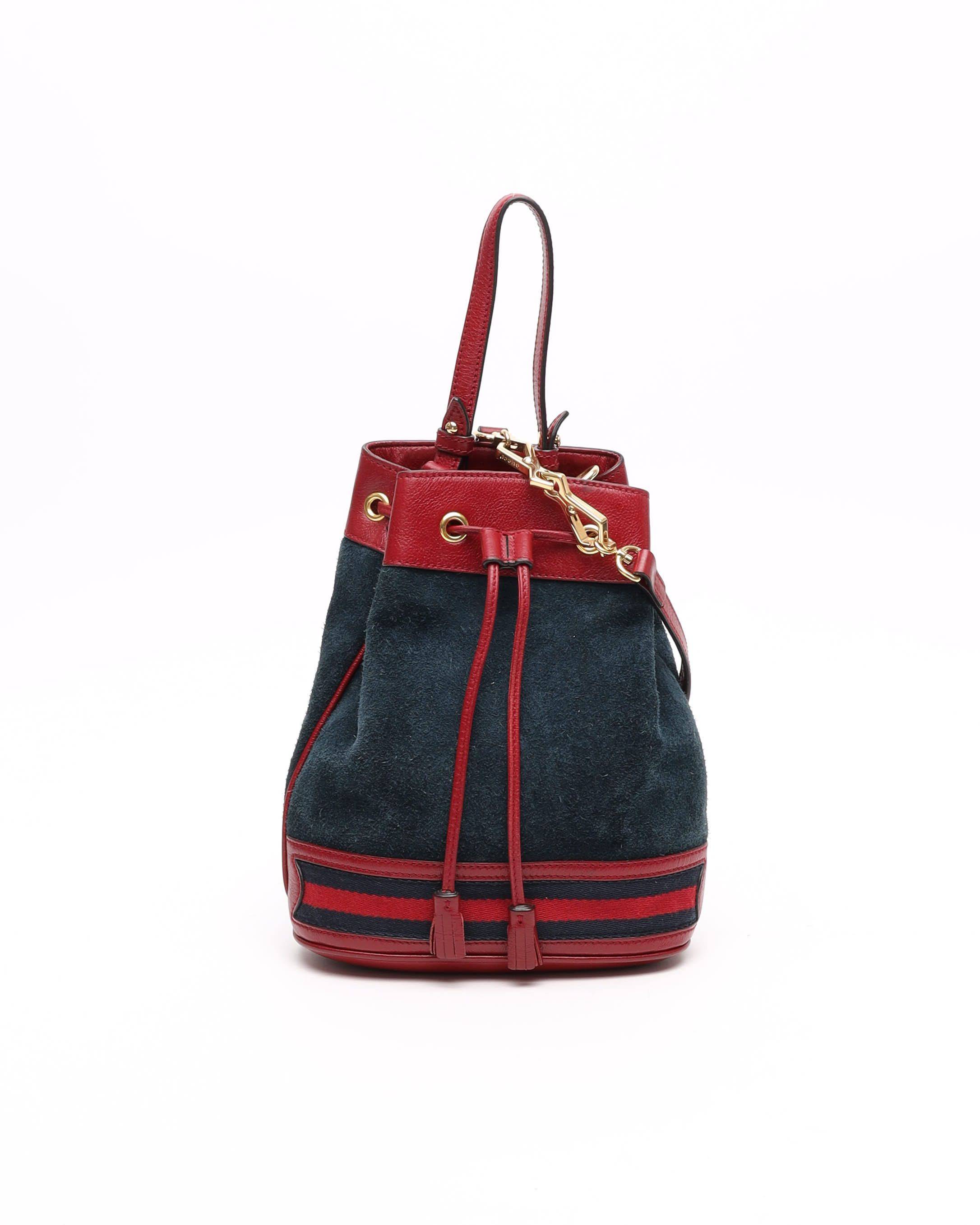 Gucci Ophidia Bucket Bag - Blue (25x20x19 cm)
